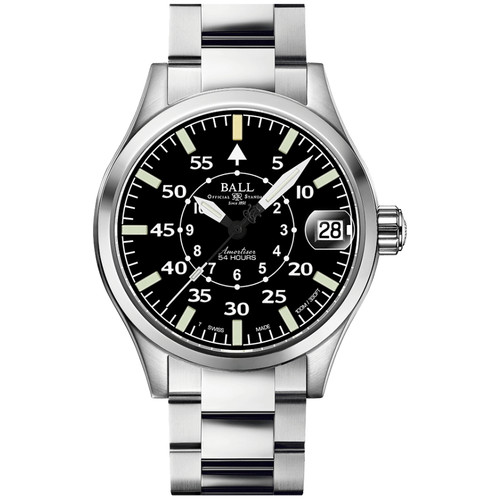Ball Engineer Master ll Normandy Watch | Limited Edition | Automatic COSC | Rainbow Tubes | Black | 45mm